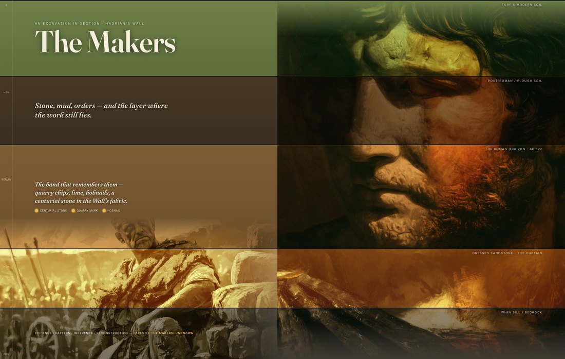 The Makers — an excavation in section